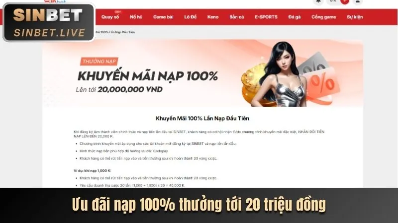 Khuyến mãi chào mừng cho người chơi mới tại new888